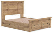 Makidern Tan Queen Panel Storage Bed - PCB1170B10