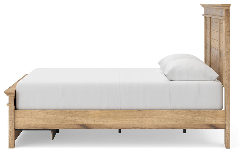 Makidern Tan Queen Panel Storage Bed - PCB1170B4
