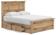 Makidern Tan Queen Panel Storage Bed - PCB1170B6