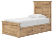 Makidern Tan Twin Panel Storage Bed - PCB1170B30