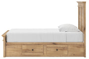 Makidern Tan Twin Panel Storage Bed - PCB1170B30