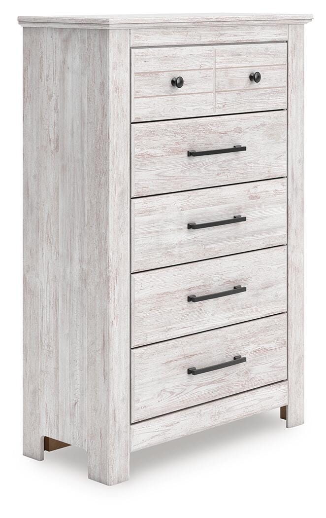 Makidern Whitewash Chest of Drawers - PCB1171-46
