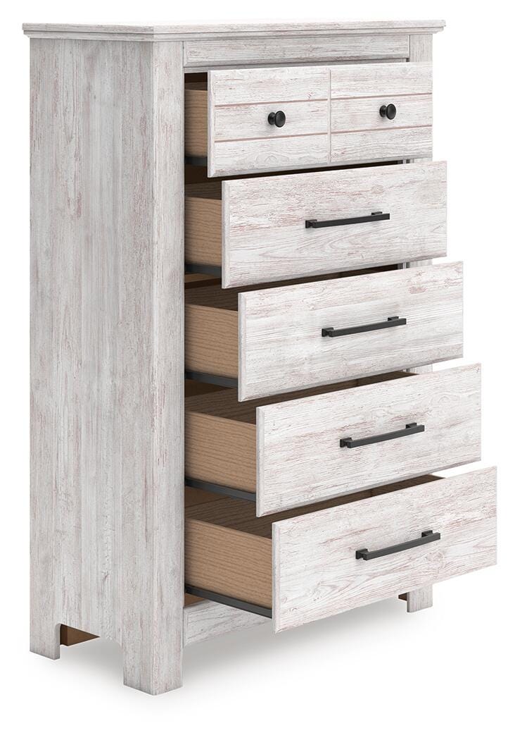 Makidern Whitewash Chest of Drawers - PCB1171-46