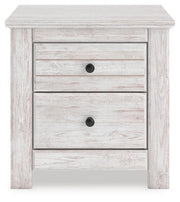 Makidern Whitewash Nightstand - PCB1171-92