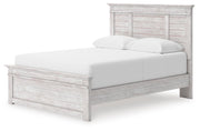 Makidern Whitewash Queen Panel Storage Bed - PCB1171B16