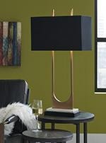 Malana Brass Finish Table Lamp - DMV FurnitureTable Lamp