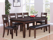 Maldives Dark Brown Extendable Dining Set - DMV FurnitureDining Room Set