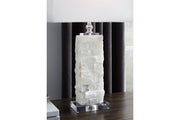 Malise White Table Lamp - DMV FurnitureTable Lamp