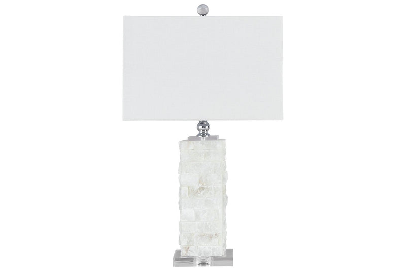 Malise White Table Lamp - DMV FurnitureTable Lamp
