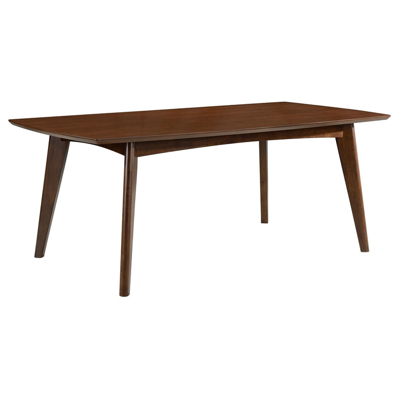 Malone 5-piece Rectangular Dining Table Set Dark Walnut - 105351-S5