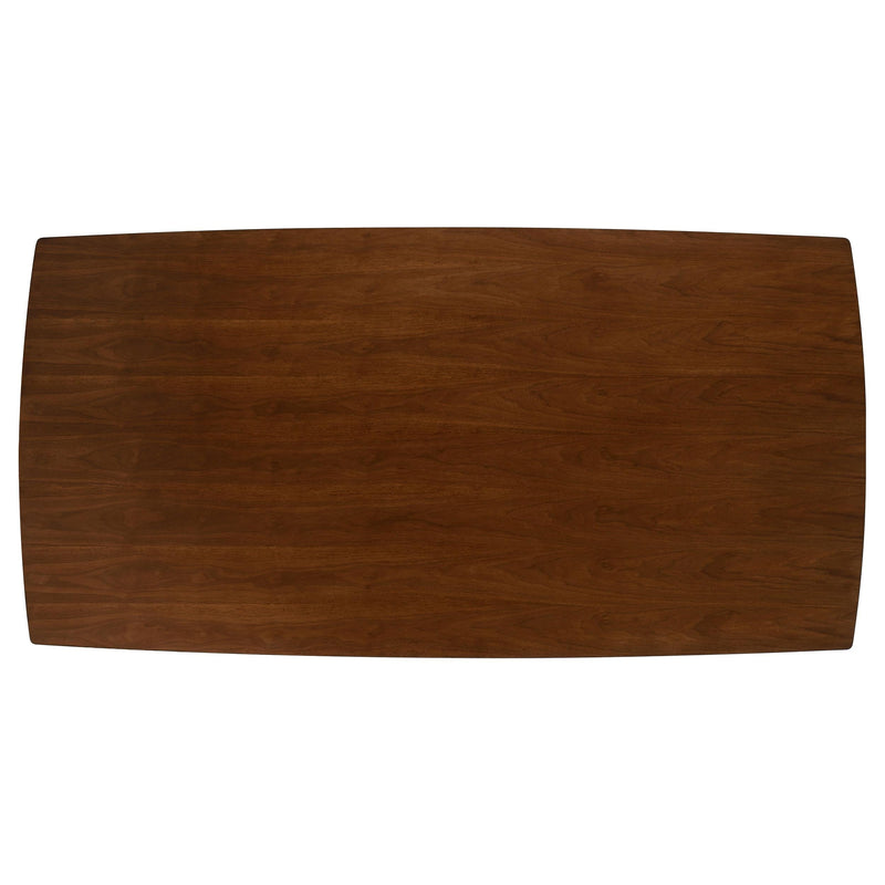 Malone 7-piece Rectangular Dining Table Set Dark Walnut - 105351-S7