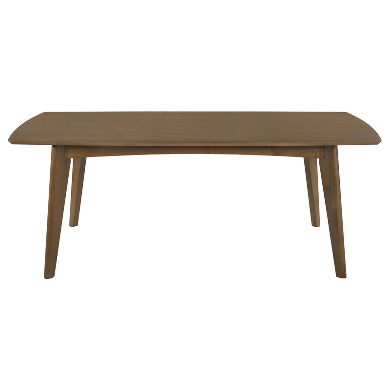 Malone Rectangular 78-inch Wood Dining Table Dark Walnut - 105351