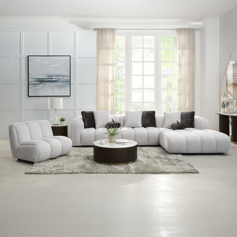 Manilla Sectional Sofa w/8 Pillows - LV04320