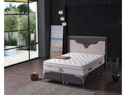 Manolya Storage Bed With Headboard Grey - Queen in Grey - 110-MAN-BBFFUME-150-SB