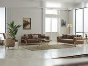 Marbella Chair in Brown - 200-SIM-MAR-VELVET406-B