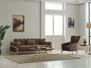 Marbella Convertible Sofa in Beige - 200-SIM-MAR-VELVET260-3