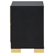 Marceline 2-drawer Nightstand Black - 222832