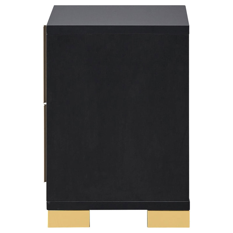 Marceline 2-drawer Nightstand Black - 222832