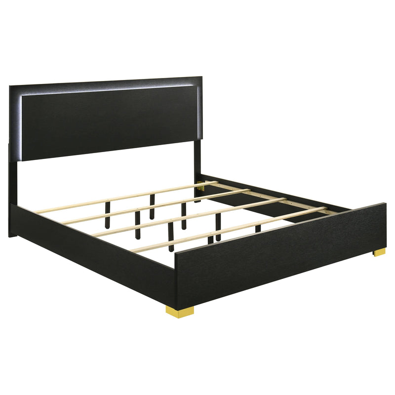 Marceline 4-piece Eastern King Bedroom Set Black - 222831KE-S4