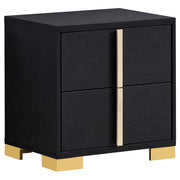 Marceline 4-piece Eastern King Bedroom Set Black - 222831KE-S4