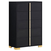 Marceline 5-piece Queen Bedroom Set Black - 222831Q-S5