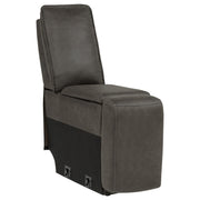 Marcell 5-Piece 3-Seat Power Home Theater Seating with Dual Consoles Grey - 609697PT