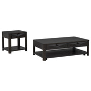 Marcelo 2-piece Coffee Table Set with Storage Coffee - 736068-S2