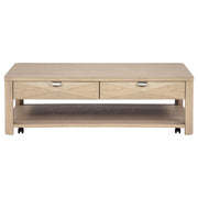 Marcelo 2-piece Coffee Table Set with Storage Light Elm - 736058-S2