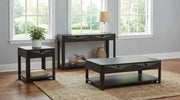 Marcelo Sofa Console Table with 2 Drawers and Shelf Coffee - 736069