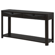Marcelo Sofa Console Table with 2 Drawers and Shelf Coffee - 736069