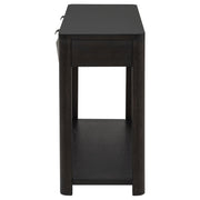 Marcelo Sofa Console Table with 2 Drawers and Shelf Coffee - 736069