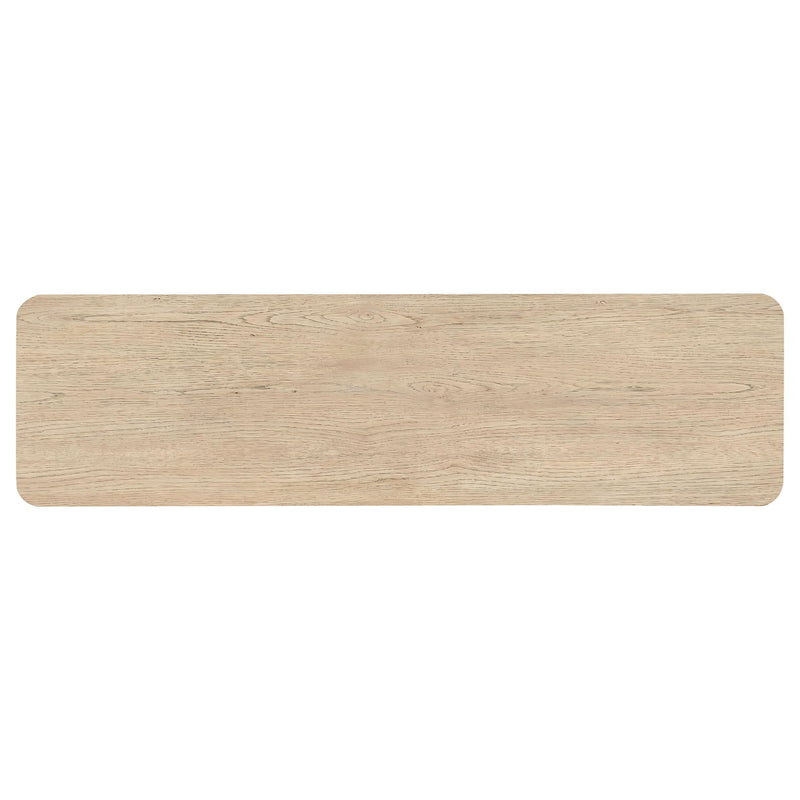 Marcelo Sofa Console Table with 2 Drawers and Shelf Light Elm - 736059