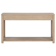 Marcelo Sofa Console Table with 2 Drawers and Shelf Light Elm - 736059