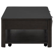 Marcelo Wood Coffee Table with 2 Drawers and Shelf Coffee - 736068