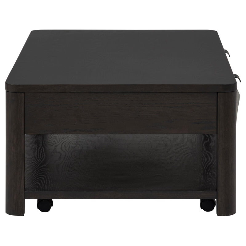 Marcelo Wood Coffee Table with 2 Drawers and Shelf Coffee - 736068