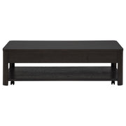 Marcelo Wood Coffee Table with 2 Drawers and Shelf Coffee - 736068