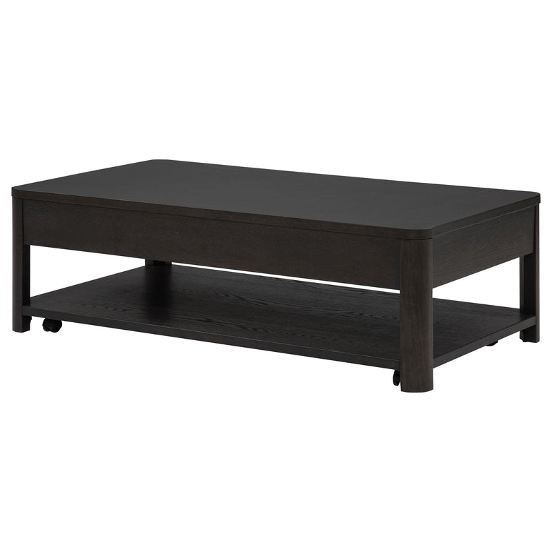Marcelo Wood Coffee Table with 2 Drawers and Shelf Coffee - 736068