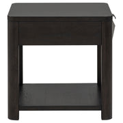 Marcelo Wood End Table with Drawer and Shelf Coffee - 736067