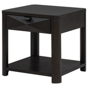 Marcelo Wood End Table with Drawer and Shelf Coffee - 736067