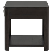 Marcelo Wood End Table with Drawer and Shelf Coffee - 736067