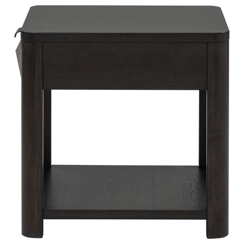 Marcelo Wood End Table with Drawer and Shelf Coffee - 736067