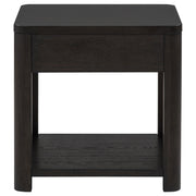 Marcelo Wood End Table with Drawer and Shelf Coffee - 736067