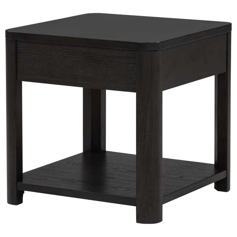Marcelo Wood End Table with Drawer and Shelf Coffee - 736067