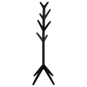 Margaret Solid Wood Coat Rack Clothing Hanger Black - 983272
