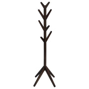 Margaret Solid Wood Coat Rack Clothing Hanger Cappuccino - 983273