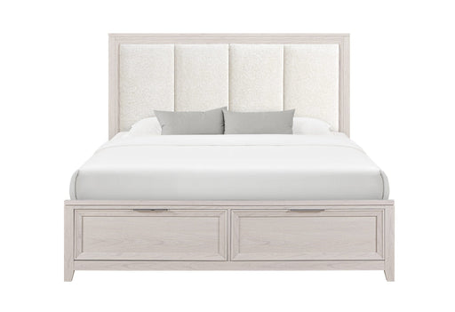 Mariah Beige Queen Bed - MARIAH-BEIGE-QB