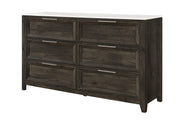 Mariah Dark Brown Dresser - MARIAH-DRK BRWN-DR