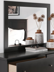 Maribel Black Bedroom Mirror - B138-35