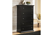 Maribel Black Chest of Drawers - DMV FurnitureChest