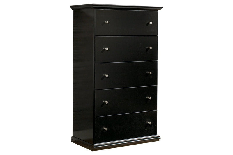 Maribel Black Chest of Drawers - DMV FurnitureChest